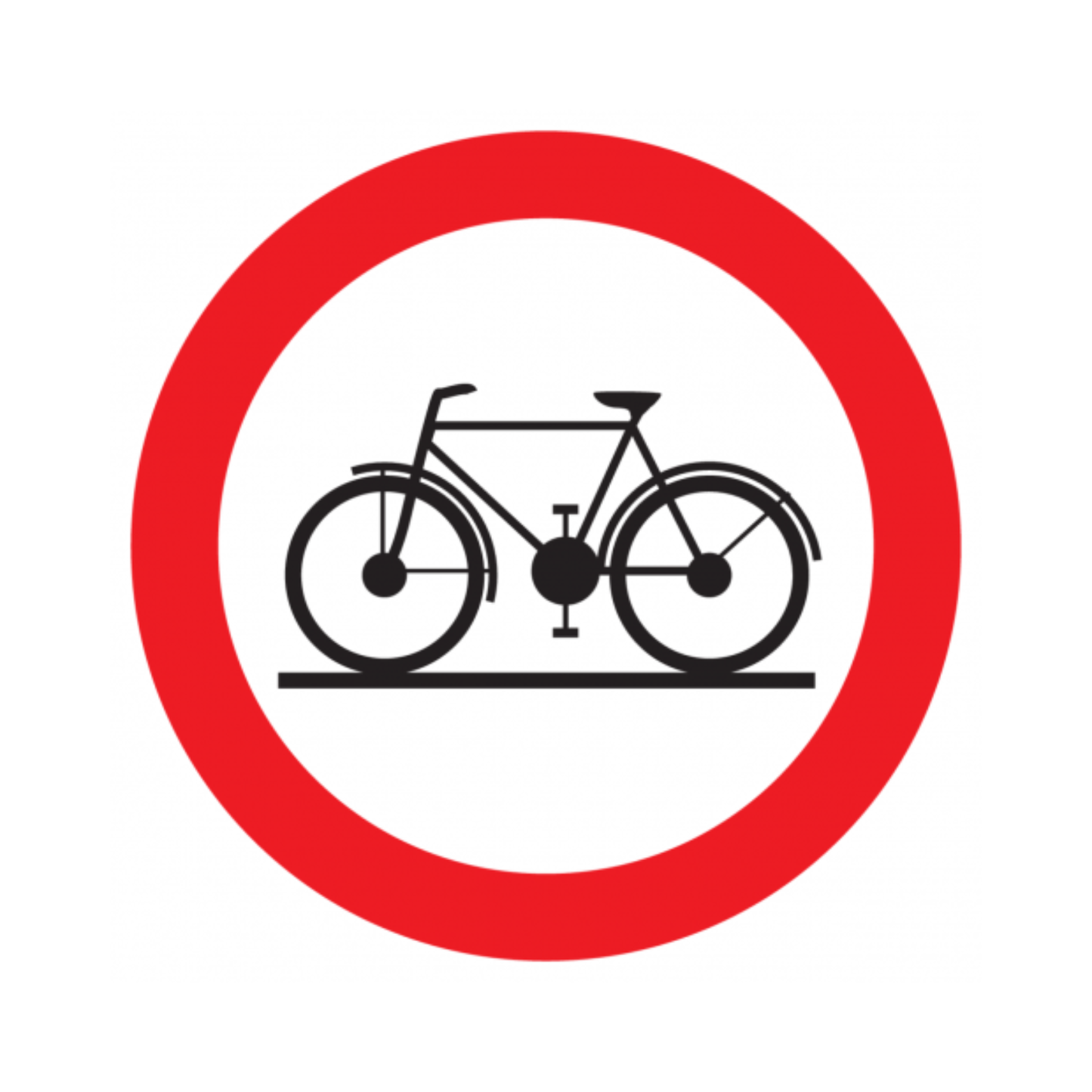 Fiets verboden