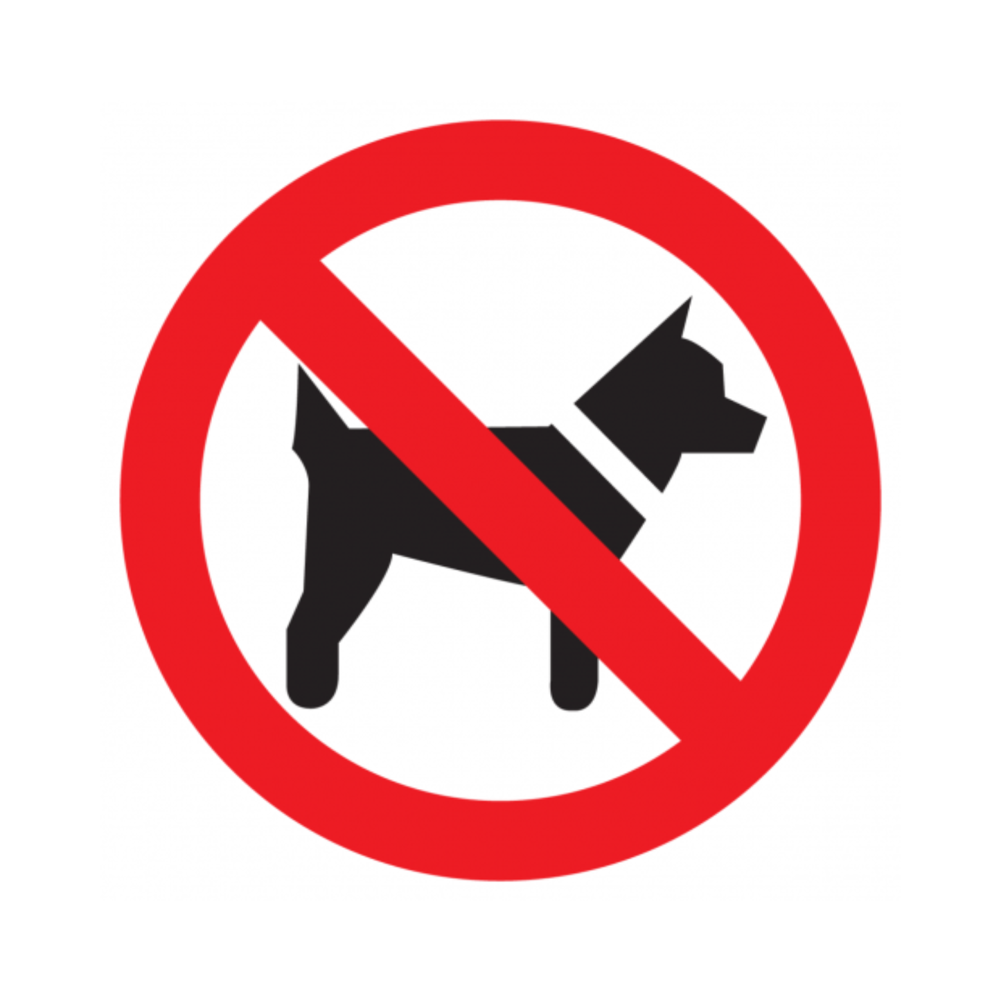 Honden verboden
