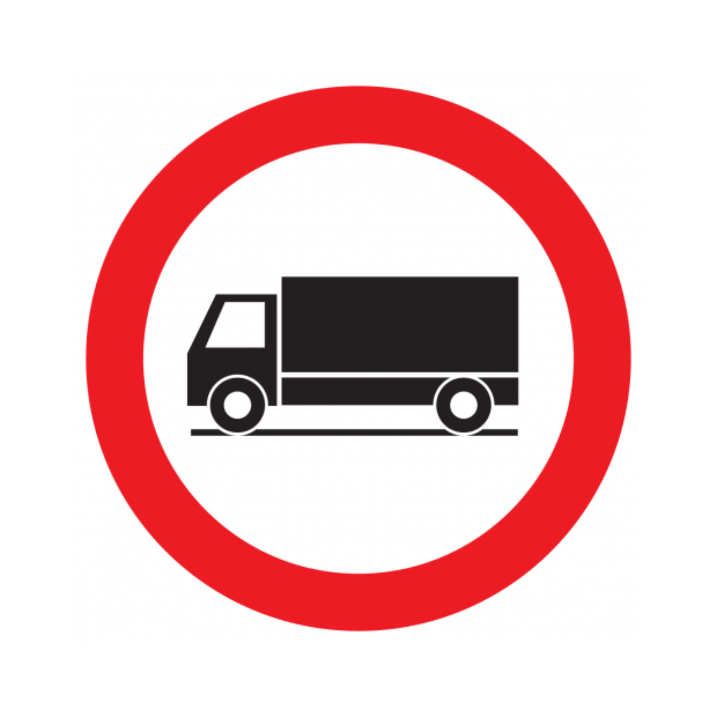 Vrachtwagen verboden