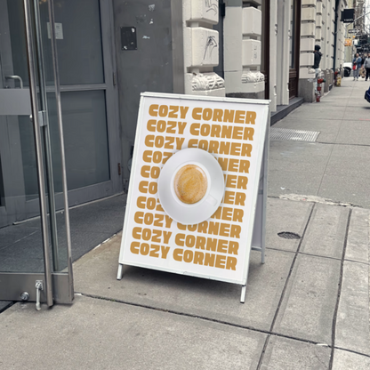 Sidewalk sign