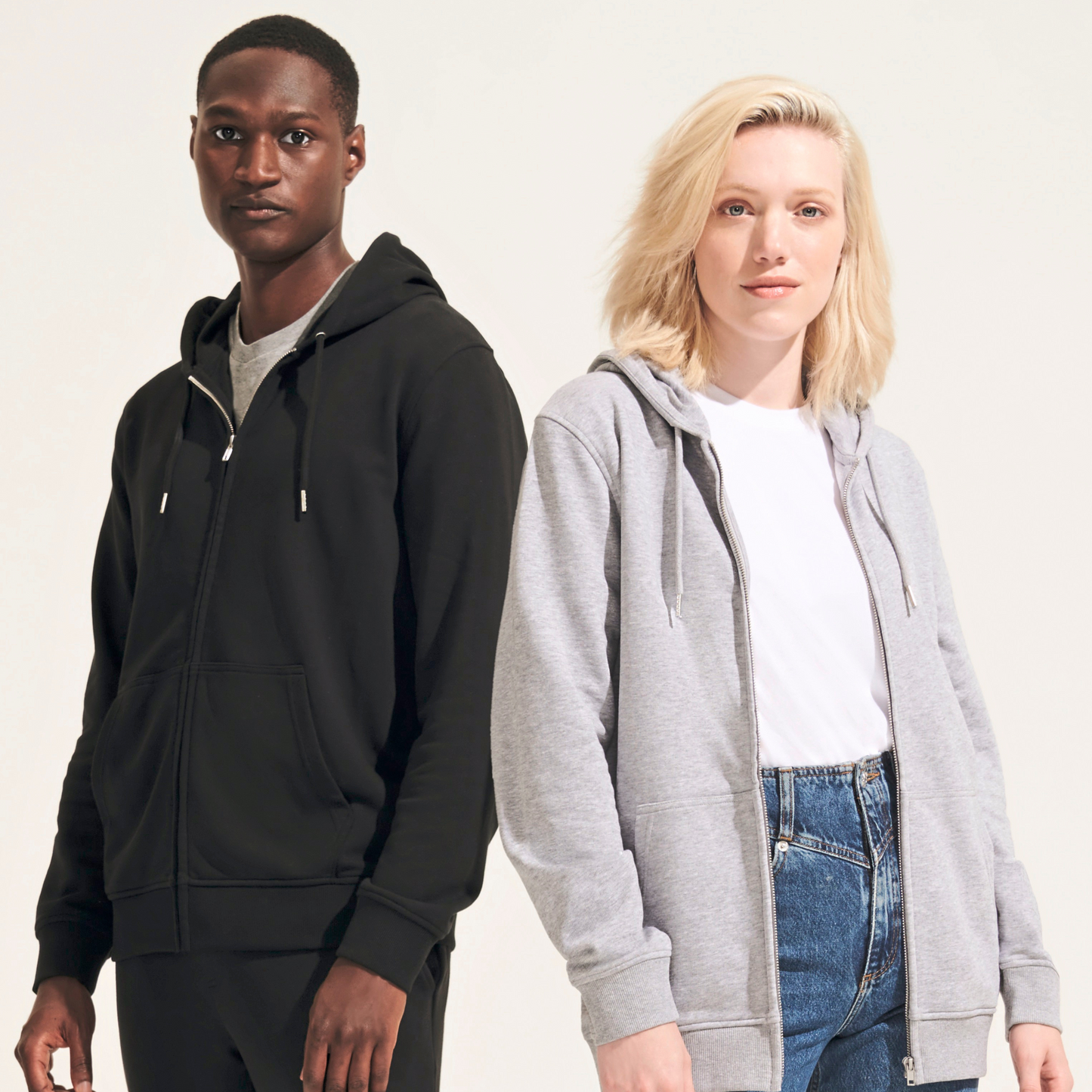 Hoodie with zip - SELECT