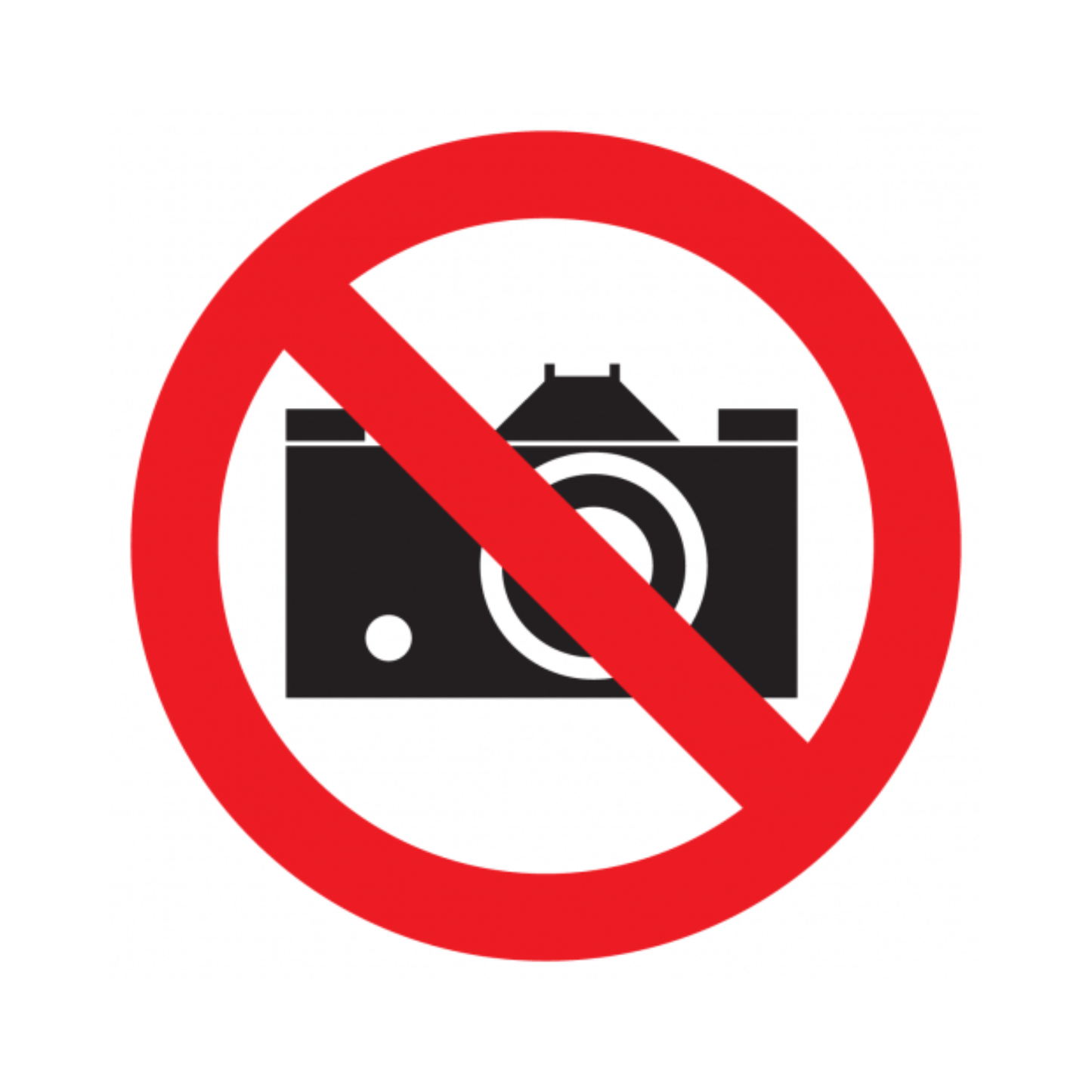 Fotograferen verboden