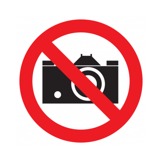 Fotograferen verboden