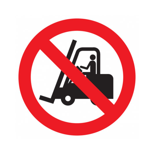 Heftrucks verboden
