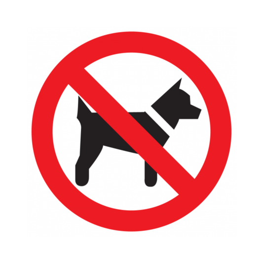 Honden verboden