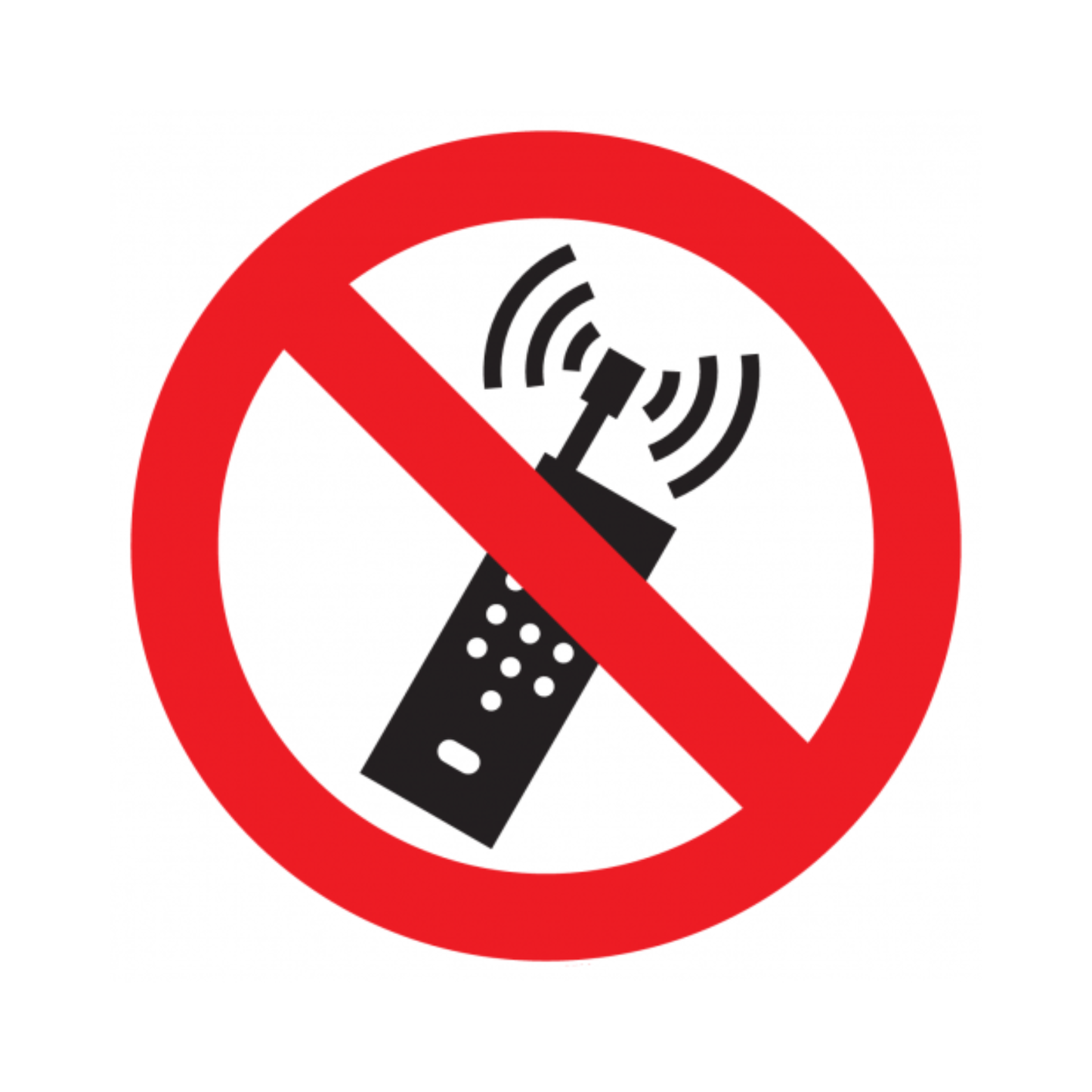 Mobiele telefoon verboden