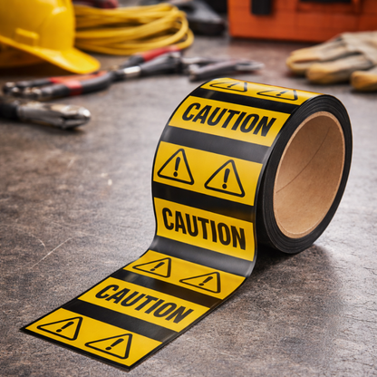 Sticker on roll