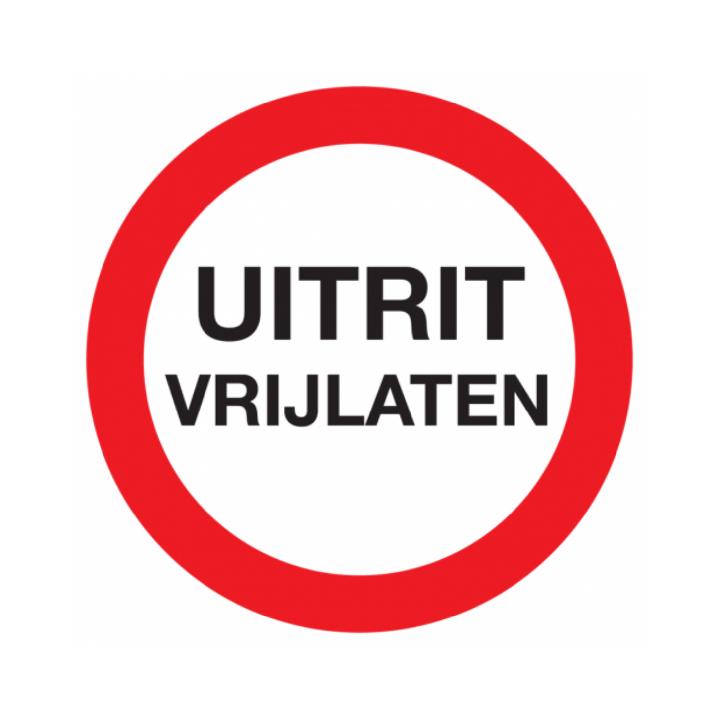 Weg vrijlaten
