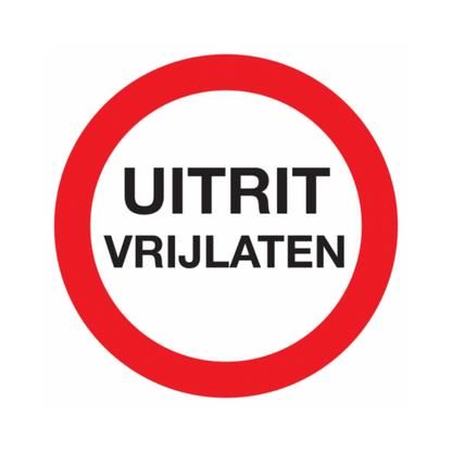 Weg vrijlaten
